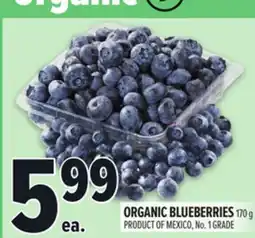 Metro ORGANIC BLUEBERRIES offer