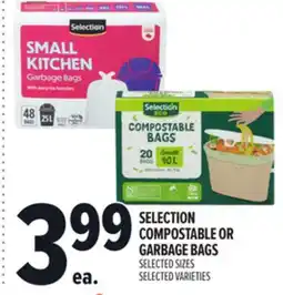 Metro SELECTION COMPOSTABLE OR GARBAGE BAGS offer