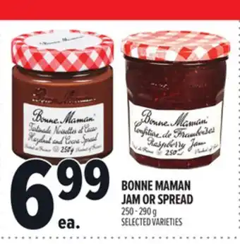 Metro BONNE MAMAN JAM OR SPREAD offer