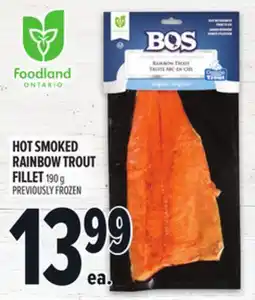 Metro HOT SMOKED RAINBOW TROUT FILLET offer