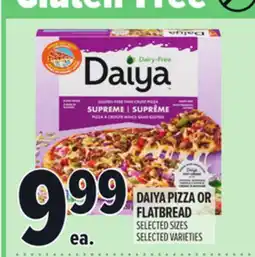 Metro DAIYA PIZZA OR FLATBREAD offer