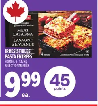 Metro IRRESISTIBLES PASTA ENTRÉES offer