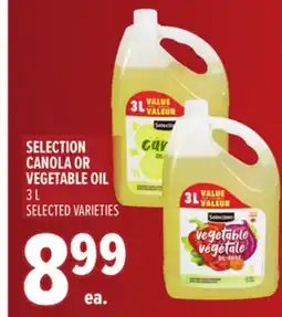 Metro SELECTION CANOLA OR VEGETABLE OIL offer