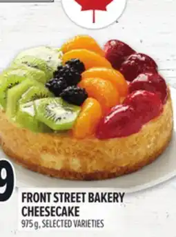 Metro FRONT STREET BAKERY CHEESECAKE offer