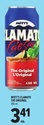 Metro MOTT'S CLAMATO THE ORIGINAL offer