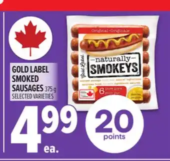 Metro GOLD LABEL SMOKED SAUSAGES offer