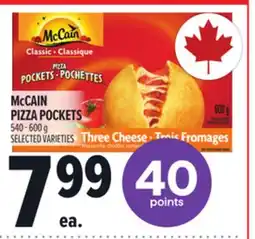 Metro MCCAIN PIZZA POCKETS offer