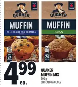 Metro QUAKER MUFFIN MIX offer