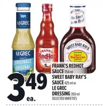 Metro FRANK'S REDHOT SAUCE offer