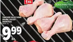 Metro YORKSHIRE VALLEY FARMS ORGANIC CHICKEN DRUMSTICKS offer