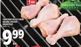 Metro YORKSHIRE VALLEY FARMS ORGANIC CHICKEN DRUMSTICKS offer