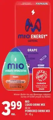 Metro MIO LIQUID DRINK MIX 48 ML POWDERED DRINK MIX offer
