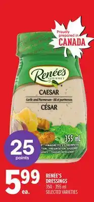 Metro RENÉE'S DRESSINGS offer