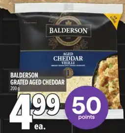 Metro BALDERSON GRATED AGED CHEDDAR offer