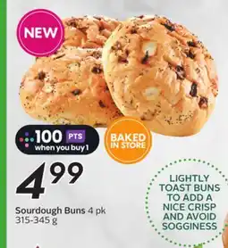 Sobeys Sourdough Buns offer