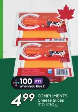 Sobeys COMPLIMENTS Cheese Slices offer