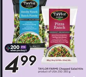 Sobeys TAYLOR FARMS Chopped Salad Kits offer