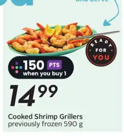 Sobeys Cooked Shrimp Grillers offer