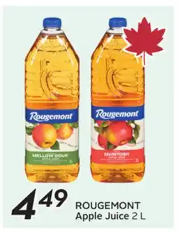Sobeys ROUGEMONT Apple Juice offer