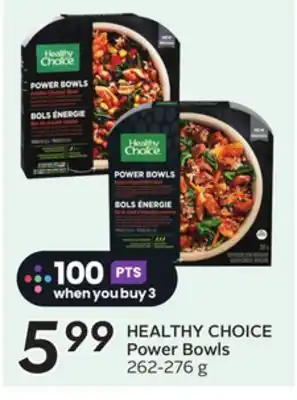 Sobeys HEALTHY CHOICE Power Bowls offer