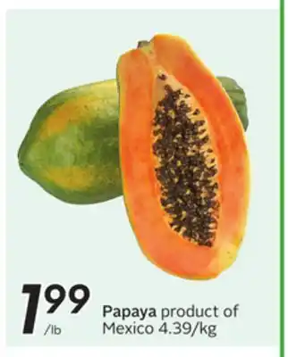 Sobeys Papaya offer