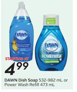 Sobeys DAWN Dish Soap offer