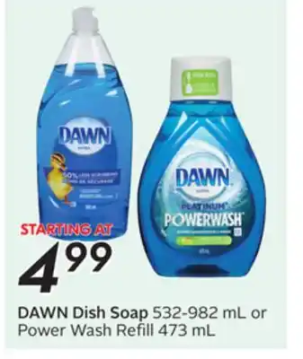 Sobeys DAWN Dish Soap offer