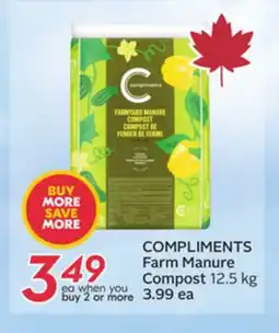 Sobeys COMPLIMENTS Farm Manure Compost offer