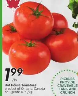 Sobeys Hot House Tomatoes offer