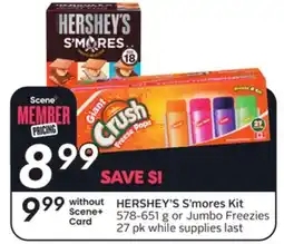 Sobeys HERSHEY'S S'mores Kit offer