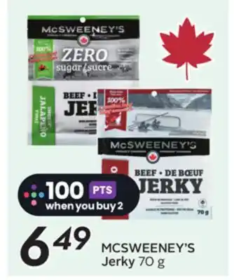 Sobeys MCSWEENEY'S Jerky offer