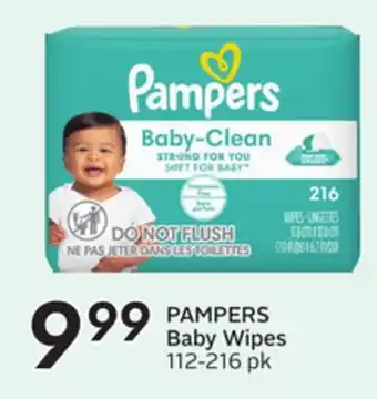 Sobeys PAMPERS Baby Wipes offer