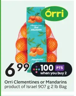 Sobeys Orri Clementines or Mandarins offer