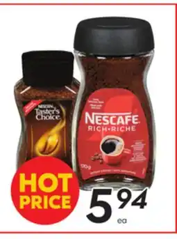 Sobeys NESCAFE Instant Coffee offer