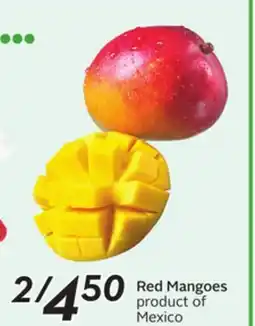 Sobeys Red Mangoes offer