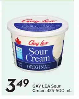 Sobeys GAY LEA Sour Cream offer