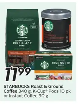 Sobeys STARBUCKS Roast & Ground Coffee offer