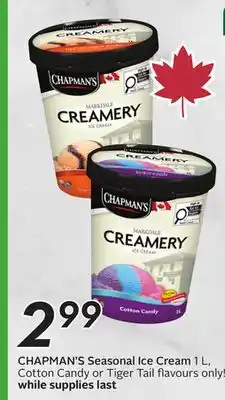 Sobeys CHAPMAN'S Seasonal Ice Cream offer