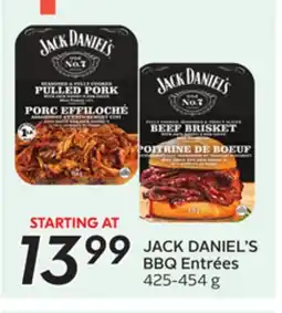 Sobeys JACK DANIEL'S BBQ Entrées offer