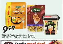 Sobeys OLIVIERI Family Sized Pasta or Gnocchi offer