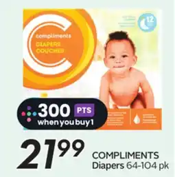 Sobeys COMPLIMENTS Diapers offer