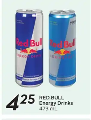 Sobeys RED BULL Energy Drinks offer