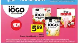 Foodland IÖGO Frozen Yogurt Products offer