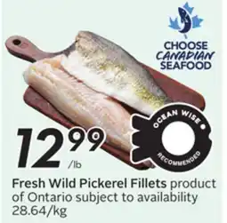 Sobeys Fresh Wild Pickerel Fillets offer