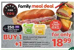 Sobeys Whole Assorted Dagwood Sandwich offer