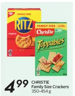 Sobeys CHRISTIE Family Size Crackers offer