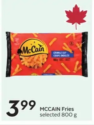 Sobeys MCCAIN Fries offer