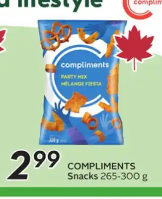 Sobeys COMPLIMENTS Snacks offer