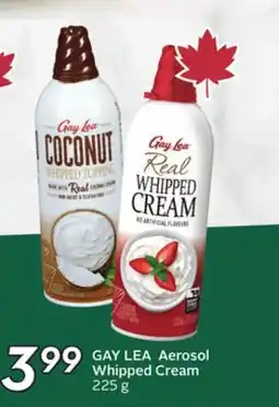 Sobeys GAY LEA Aerosol Whipped Cream offer