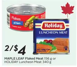 Sobeys MAPLE LEAF Flaked Meat offer